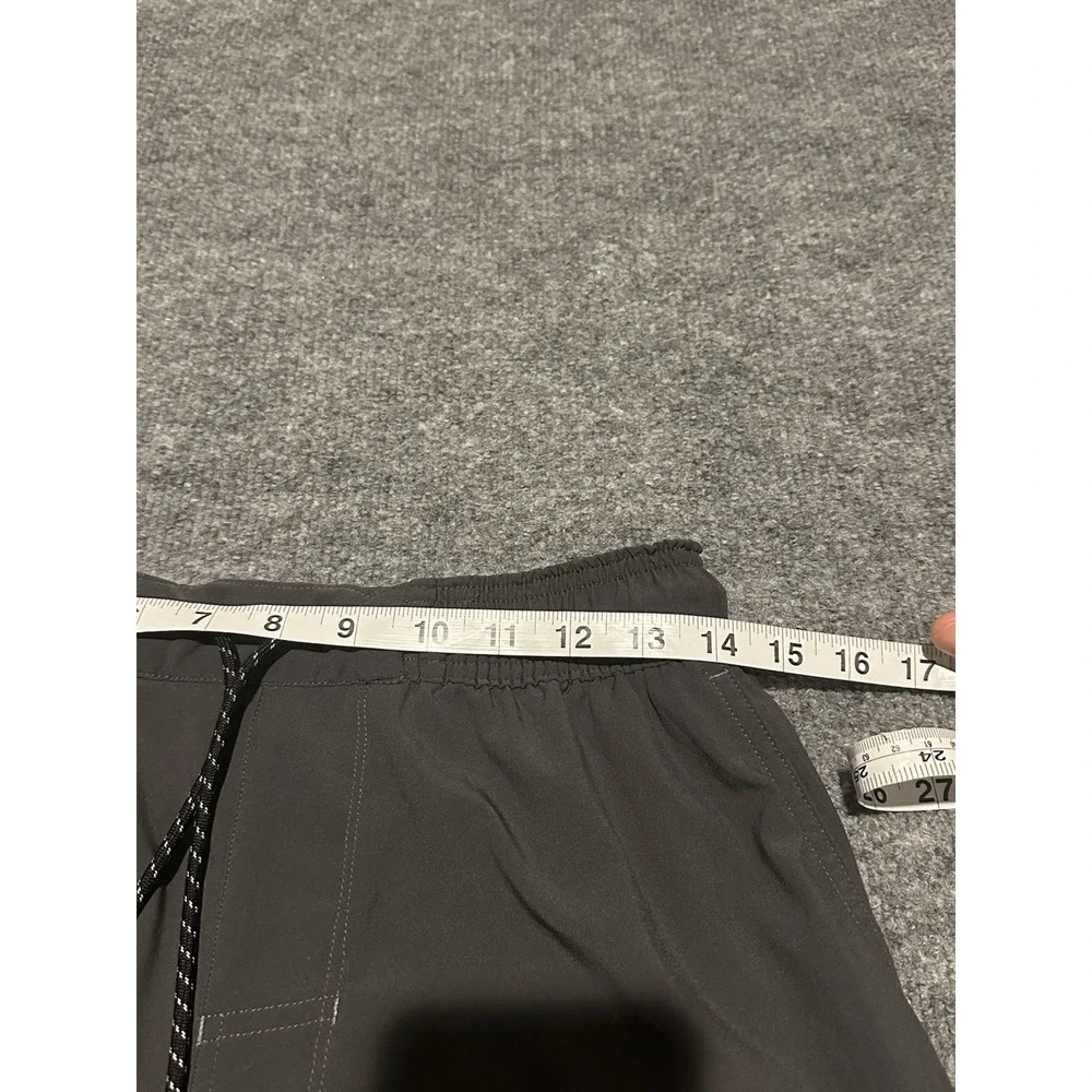Legends Luka Men's M Grey Lined Athletic Gym  Shorts Drawstring 9